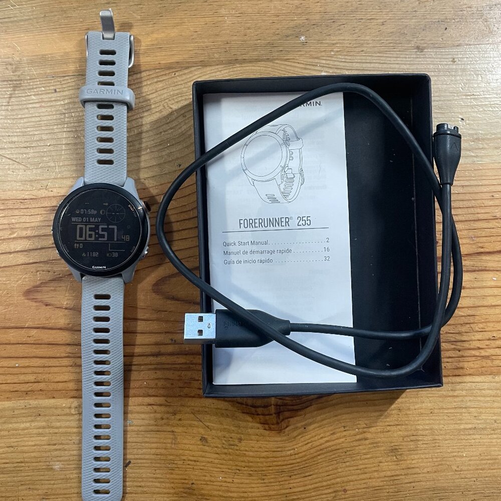 Garmin Forerunner 255S Watch - Powder Grey